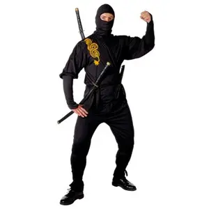 Widmann - Zwaard Samurai, 75 Centimeter - Zwart - Carnavalskleding - Verkleedkleding