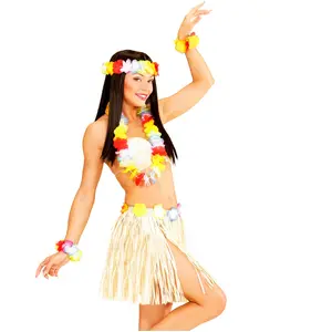 Comparateur de prix : Widmann Hawaiiaanse kostuumset - 4 delige Hawaii set