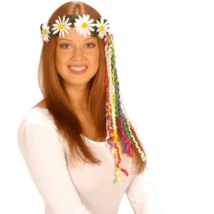 WIDMANN - Bloem haarband voor volwassenen - Accessoires > Haar & hoofdbanden