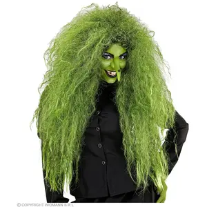 Comparateur de prix : WIDMANN - Grote groene heks pruik voor vrouwen - Pruiken