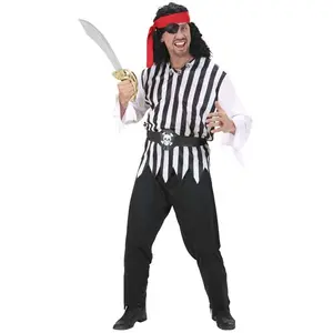 Comparateur de prix : Vegaoo Widmann 02753 ? Adultes Costume de Pirates, Coat, Pantalon, Ceinture et Foulard Taille L