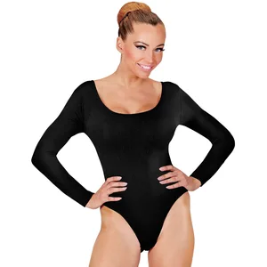 Widmann Unicolor Body Volwassen Met Knoopsluiting, Zwart Vrouw pas cher