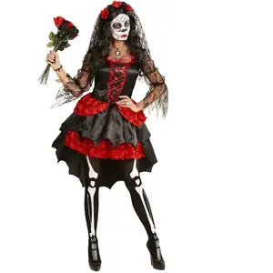 Comparateur de prix : WIDMANN COSTUME POUR ADULTE "Â MARIEE DIA DE LOS MUERTOSÂ " 06111