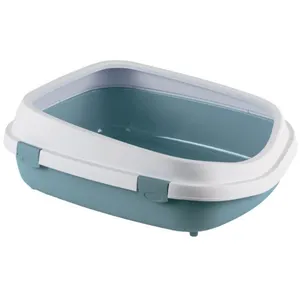 Stefanplast Bac À Litière Chat Queen Xxl Bleu Acier - Zolux pas cher