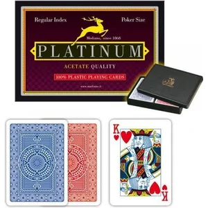 Platinum Acetate : 2 jeux de cartes (regular)