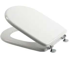 METAFORM Abattant wc blanc siège de toilette en mdf lisse avec couvercle mod. Aretusa Fit pas cher