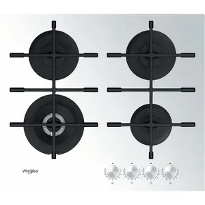 Whirlpool Whirlpool GOWL 628/WH Table de cuisson au gaz Blanc - 4 foye... pas cher