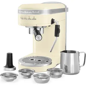Kitchenaid 5KES6503EAC machine à expresso - artisan crème - boîtier métallique machine à café pas cher