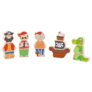 Trudi 82827 Lot d'aimants Motif pirates mâcher et construire pas cher