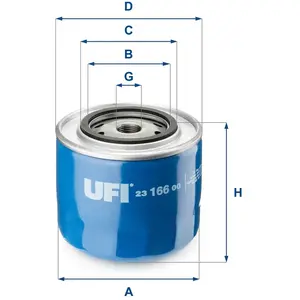 UFI Filters 23.166.00 Filtre à Huile pas cher