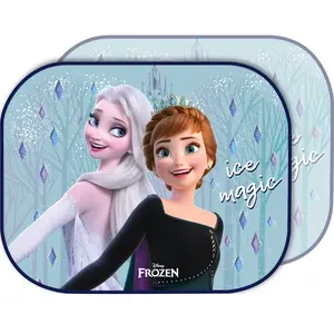 Tataway Auvents de voiture Disney La Reine des neiges 44x35 cm - Protection solaire latérale avec Elsa et Anna pour enfants | Accessoire automobile Disney officiel