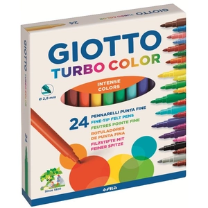 F.I.L.A. Giotto turbo color 24 PCs 417000 marqueurs pas cher