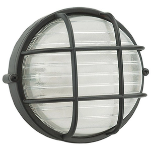 Plafonnier Papillon industriel rond noir pas cher