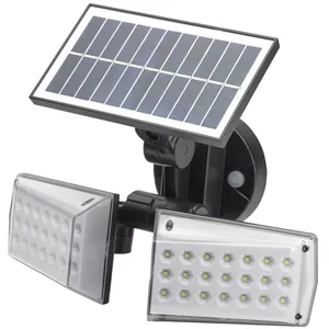 MAURER Applique Solaire Led Double Avec Détecteur de Mouvement et Crép... pas cher