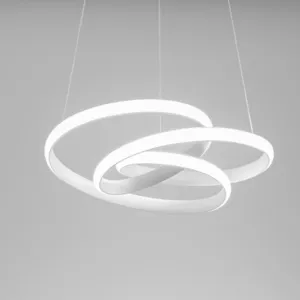 Gea luce diva sp b lustre led à suspension moderne en aluminium pas cher