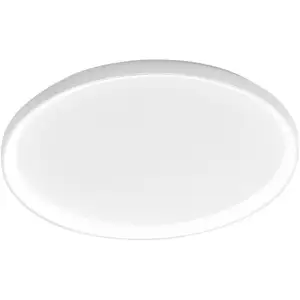 Krizia   Plafonnier LED 80W dimmable, 5800lm, 3000K, diffuseur opale, ... pas cher