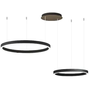 Lustre moderne gea luce criseide s2d n led suspension en aluminium