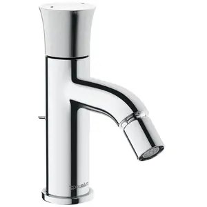 Duravit, Robinetterie de salle de bains, Mitigeur monocommande pour bidet. WHITE TULIP avec vidage à tirette chromé pas cher