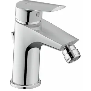 Duravit, Robinetterie de salle de bains, Mitigeur monocommande pour bidet. No 1 avec vidage à tirette chromé pas cher