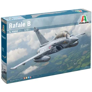 Italeri Modelbouwpakket Militaire voertuigen - 90092 Dassault Rafale B - Franse Straaljager Plastic - 1:72 - Modelbouw