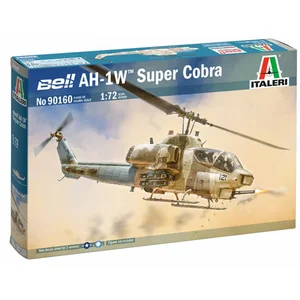Italeri Modelbouwpakket Militaire voertuigen - 90160 Bell AH-1W Super Cobra - Amerikaanse Gevechtshelikopter Plastic - 1:72 - Modelbouw pas cher