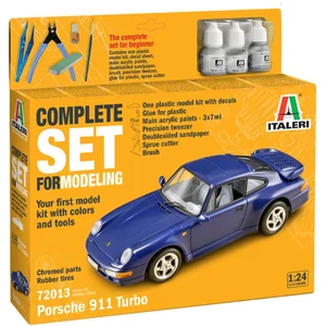 Italeri Modelbouwpakket Auto - 72013 Porsche 911 - Auto - Starter Kit ...