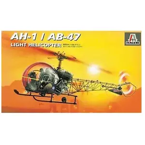 1:72 Italeri 095 Bell AH-1 / AB-47 - Helikopter Plastic Modelbouwpakket