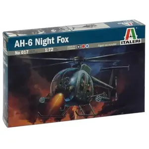 1:72 Italeri 0017 AH-6 Night Fox Plastic Modelbouwpakket