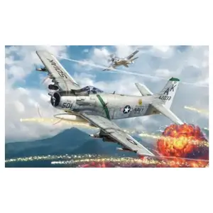 1:48 Italeri 2788 A-1H SKYRAIDER Plane Plastic Modelbouwpakket pas cher