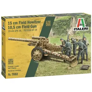 Comparateur de prix : Maquette Obusier Allemand SFH18 - ITALERI - 1:72 - 5 figurines - Coloris Unique
