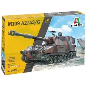 1:35 Italeri 6589 M109 A2/A3/G Tank Plastic Modelbouwpakket pas cher