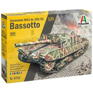 Comparateur de prix : Italeri Italeri - Maquette Char Semovente M43 Da 105/25 Bassotto Itale...