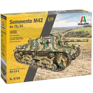 Italeri Modelbouwpakket Militaire voertuigen - 6759 Semovente M42 da 7... pas cher