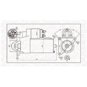 Startmotor / Starter MQS373 Magneti Marelli pas cher