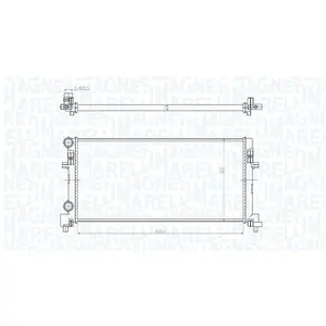Radiateur BM1662 Magneti Marelli pas cher