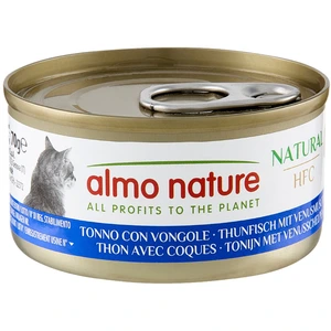 Almo Nature 6 x 70 g pour chat - HFC Natural thon, palourdes pas cher
