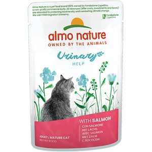 Almo Nature Holistic Urinary Help pour chat - saumon 6 x 70 g pas cher
