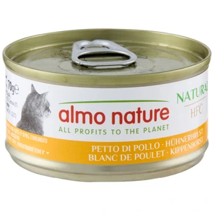 Almo Nature 6 x 70 g pour chat - HFC Natural blanc de poulet pas cher