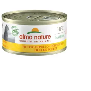 Almo Nature Filet de poulet 70 g - Nourriture pour chat - Lot de 24