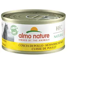 almo Nature - HFC Natural avec Cuisse de Poulet - Nourriture Humide pour Chat Adulte: 24 boîtes de 70g pas cher