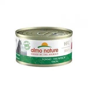 almo nature HFC Jelly Lot de 24 boîtes de 70 g de Nourriture Humide pour Chat avec Truite et Thon pas cher