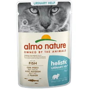 Almo Nature Functional Urinary Support met vis - nat kattenvoer - 1 x 70g pas cher
