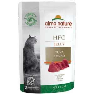 6x55g Jelly Almo Nature thon - Pâtée pour chat pas cher