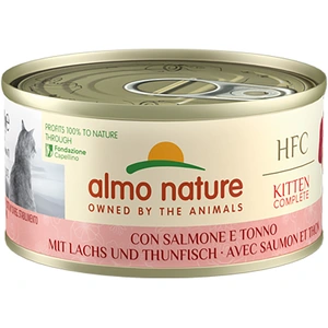 Almo Nature HFC Complete Kitten 6 x 70 g pour chaton - saumon, thon pas cher