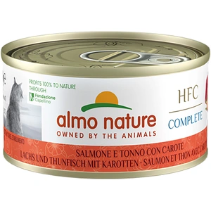 Almo Nature HFC Complete 6 x 70 g pour chat - saumon, thon et carottes pas cher