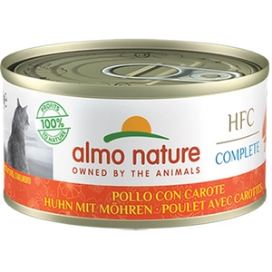 Almo Nature HFC Complete 6 x 70 g pour chat - poulet, carottes pas cher