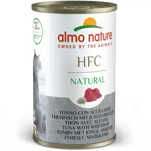 6x140g HFC Almo Nature, thon, alevins - Pâtée pour chat pas cher