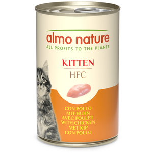 6x140g HFC Almo Nature, poulet - Pâtée pour chaton pas cher