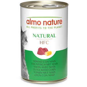 5x140g thon, maïs Natural HFC Almo Nature pour chat + 1 boîte offerte ! pas cher
