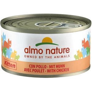 6x70g Almo Nature poulet - Pâtée pour chaton pas cher